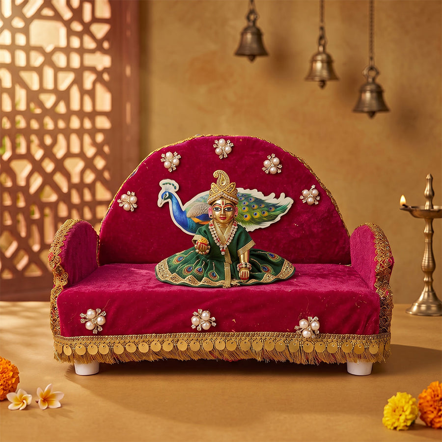 Vishram Singhasan for Laddu Gopal | Rani Pink